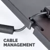 Fellowes Premium Monitor Riser Graphite – reguliuojamas stovas monitoriui, laisvai pastatomas, 36 kg, 53,3 cm (21 colis), aukščio reguliavimas, grafitas