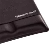 Fellowes pelės kilimėlis su riešo atrama Health-V, antibakterinė apsauga, ergonomiškas, juodas
