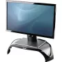 Fellowes kompiuterio monitoriaus stovas su 3 aukščio reguliavimais - Smart Suites monitoriaus pakėlimas - ergonomiškas reguliuojamas monitoriaus stovas - maks. svoris 10 kg / maks. dydis 21 colis - juodas