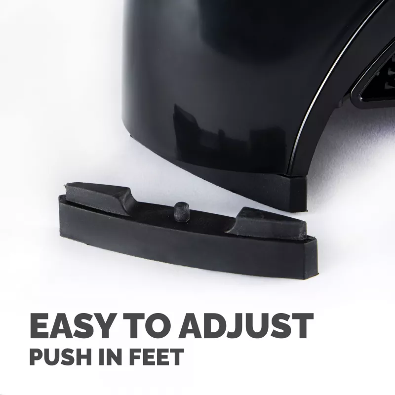 Fellowes kompiuterio monitoriaus stovas su 3 aukščio reguliavimais - Smart Suites monitoriaus pakėlimas - ergonomiškas reguliuojamas monitoriaus stovas - maks. svoris 10 kg / maks. dydis 21 colis - juodas