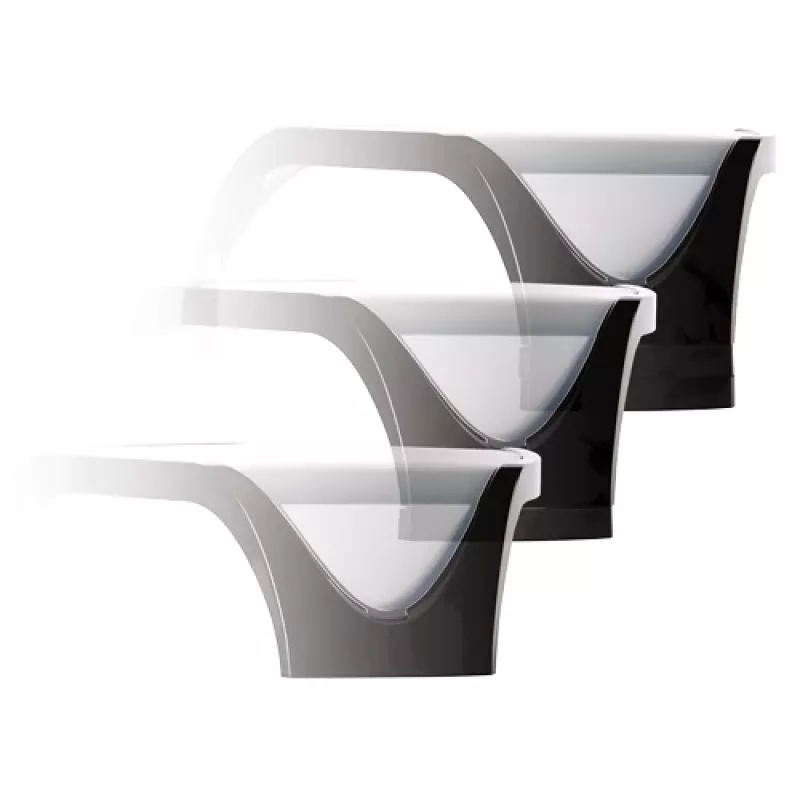Fellowes kompiuterio monitoriaus stovas su 3 aukščio reguliavimais - Smart Suites monitoriaus pakėlimas - ergonomiškas reguliuojamas monitoriaus stovas - maks. svoris 10 kg / maks. dydis 21 colis - juodas