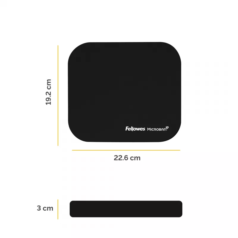 Pelės kilimėlis Fellowes 5933907 juodas