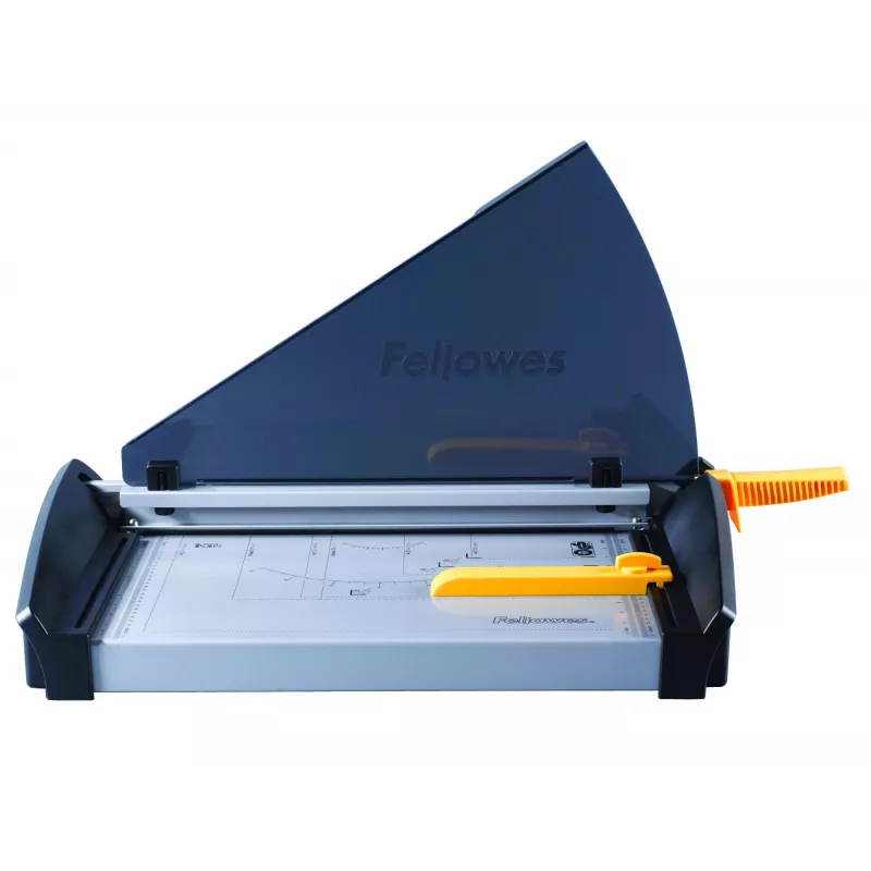 Popieriaus pjaustytuvas Fellowes Plasma A3/180 – pjovimo ilgis 46 cm, talpa 40 lapų, grafitas/sidabras/gelsva