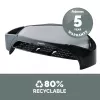 Fellowes reguliuojamas monitoriaus stovas Smart Suites Monitor Riser Plus, 3 aukščio padėtys, iki 10 kg, iki 21 colių, juodas