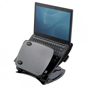 Fellowes Professional Series stovas nešiojamam kompiuteriui, juodas, metalinis, 85–245 mm