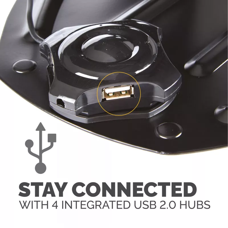 Fellowes Professional Series stovas nešiojamam kompiuteriui, juodas, metalinis, 85–245 mm