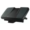 Fellowes Professional Series pėdų atrama Ultimate Foot Support, 3 aukščio reguliavimai, masažinis paviršius, juoda