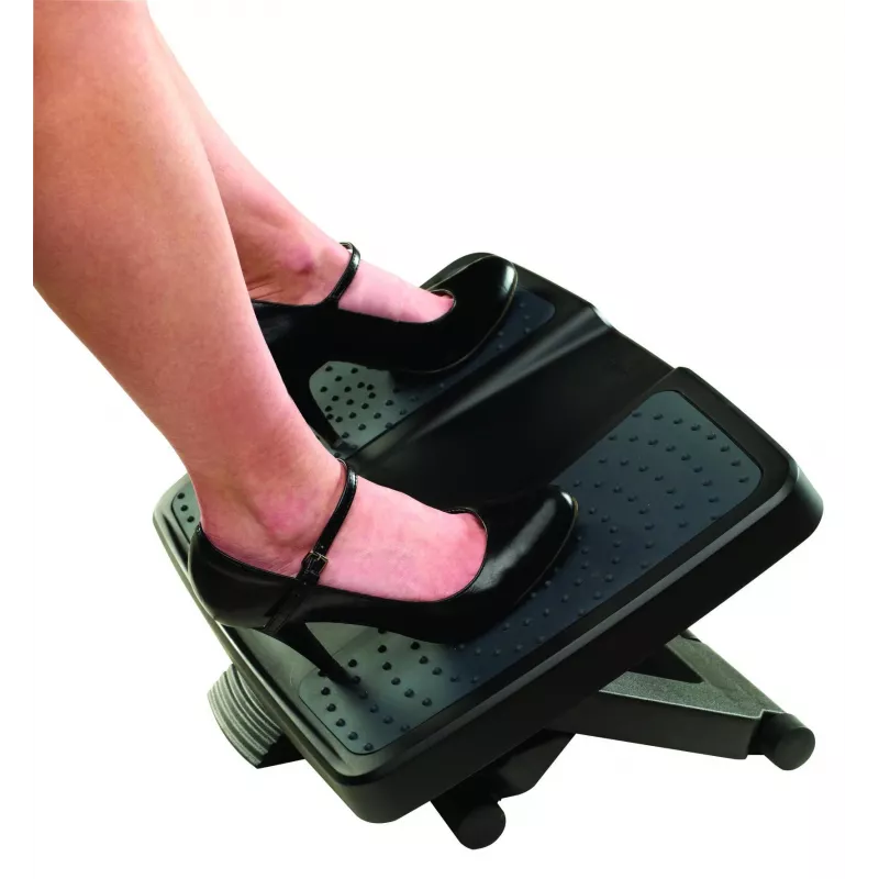 Fellowes Professional Series pėdų atrama Ultimate Foot Support, 3 aukščio reguliavimai, masažinis paviršius, juoda