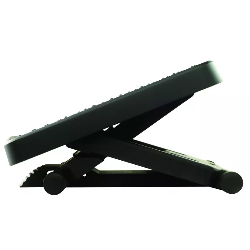 Fellowes Professional Series pėdų atrama Ultimate Foot Support, 3 aukščio reguliavimai, masažinis paviršius, juoda