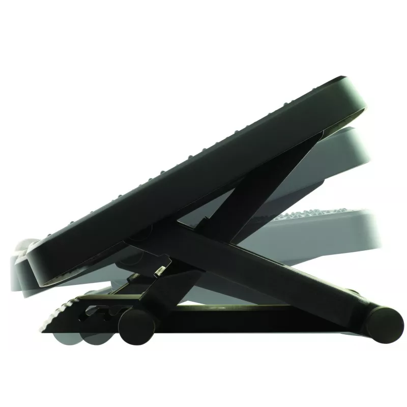 Fellowes Professional Series pėdų atrama Ultimate Foot Support, 3 aukščio reguliavimai, masažinis paviršius, juoda