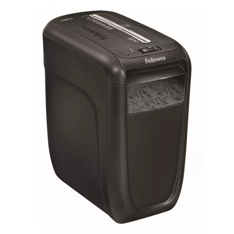 Fellowes 60Cs popieriaus smulkintuvas, skersinis pjovimas, 72 dB, 23 cm, juodas