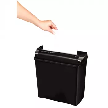 Popieriaus smulkintuvas Fellowes P-25S, juostinis pjovimas, 22 cm, juoda/pilka
