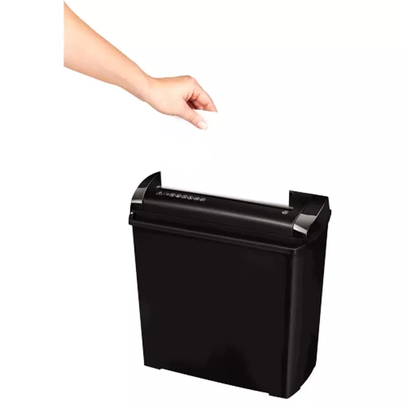 Popieriaus smulkintuvas Fellowes P-25S, juostinis pjovimas, 22 cm, juoda/pilka