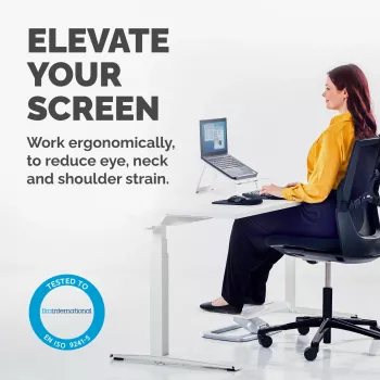 Nešiojamojo kompiuterio stovas Fellowes I-Spire Quick Lift Reguliuojamas