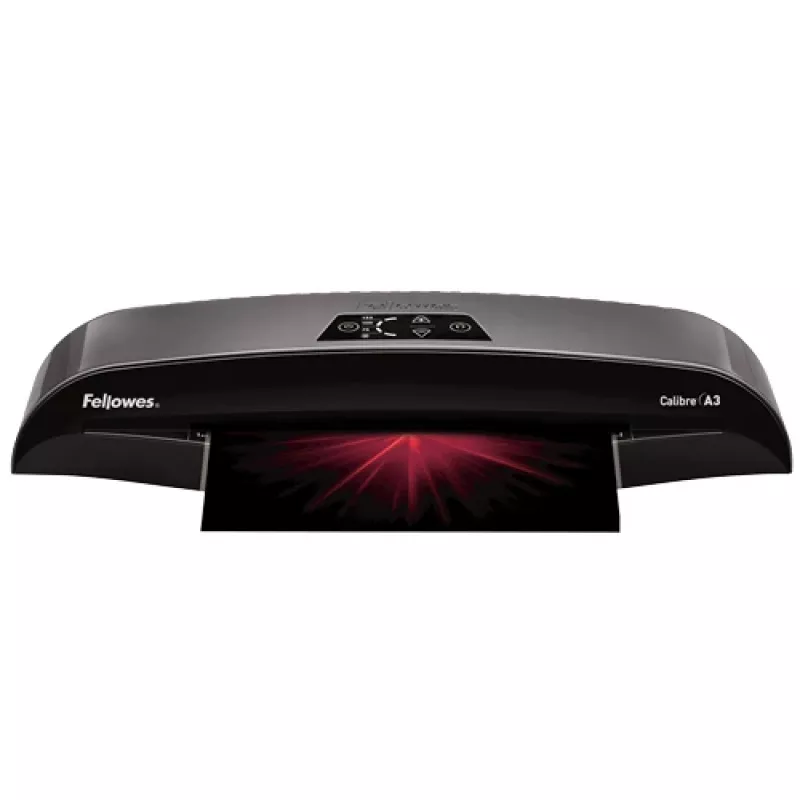 Fellowes Calibre A3 Laminatorius – Juodas, 32 cm, Šaltas laminavimas, 1 min, 500 mm/min, 12,5 cm, A3
