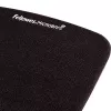 Fellowes pelės kilimėlis su riešo atrama PlushTouch – neslystantis guminis pagrindas, antibakterinė apsauga, ergonomiškas, juodas