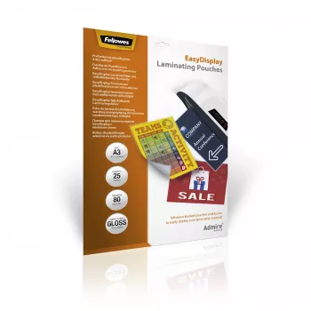 Fellowes 5601803 laminavimo maišeliai blizgūs A3 25 vnt