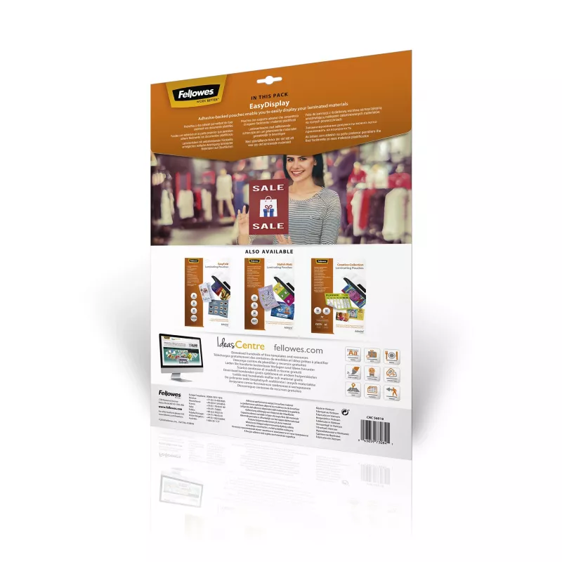 Fellowes 5601803 laminavimo maišeliai blizgūs A3 25 vnt