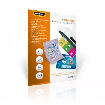 Fellowes 5602101 Laminavimo maišeliai, matiniai, A4, 25 vnt.