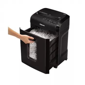 Fellowes Powershred 10M popieriaus smulkintuvas, mikro pjūvis, juodas