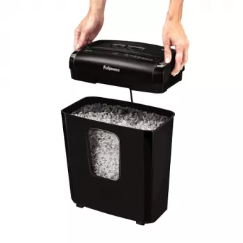 Popieriaus smulkintuvas Fellowes Powershred 6M, mikro pjūvis, juodas