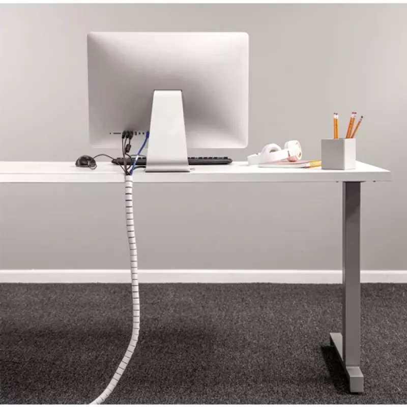Fellowes CableZip lankstus vamzdelis kabeliams, grindims, baltas, 1 vnt.