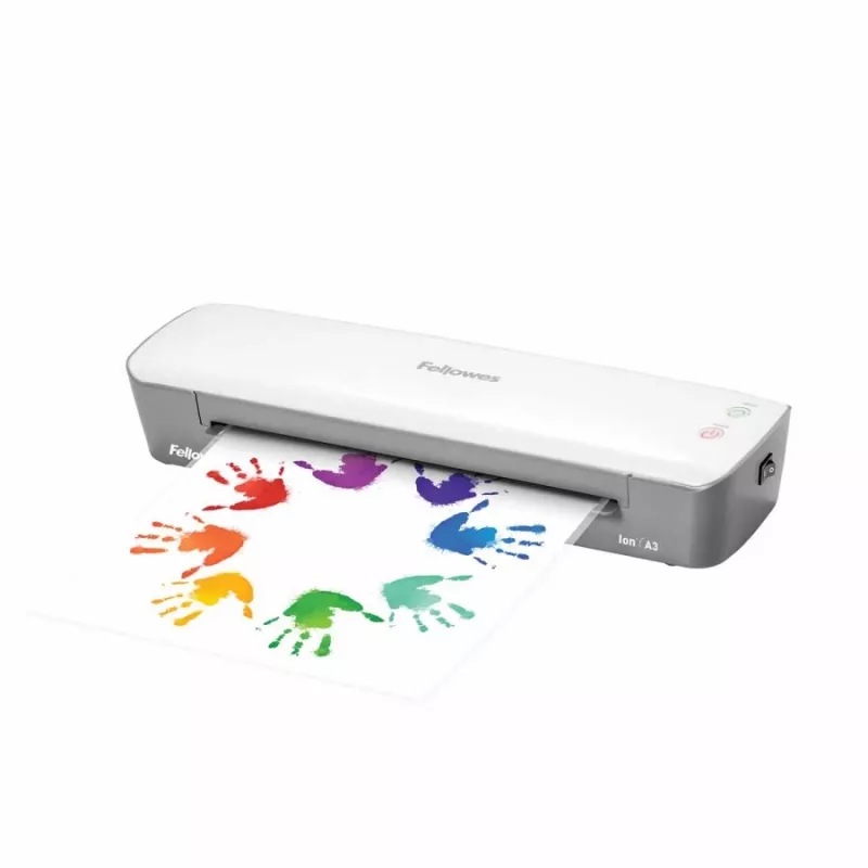 Fellowes Laminatorius Ion A3, 31,8 cm, Karštas laminatorius, 300 mm/min, 0,4 mm, A3, Baltas