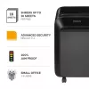 Popieriaus smulkintuvas Fellowes LX Series Powershred LX210 juodas