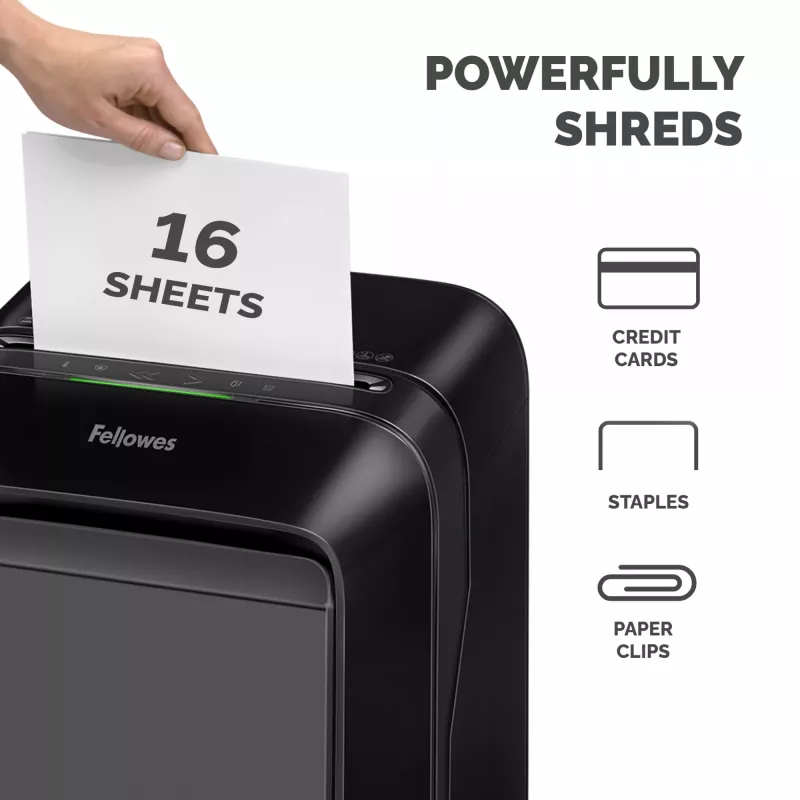 Popieriaus smulkintuvas Fellowes LX Series Powershred LX210 juodas