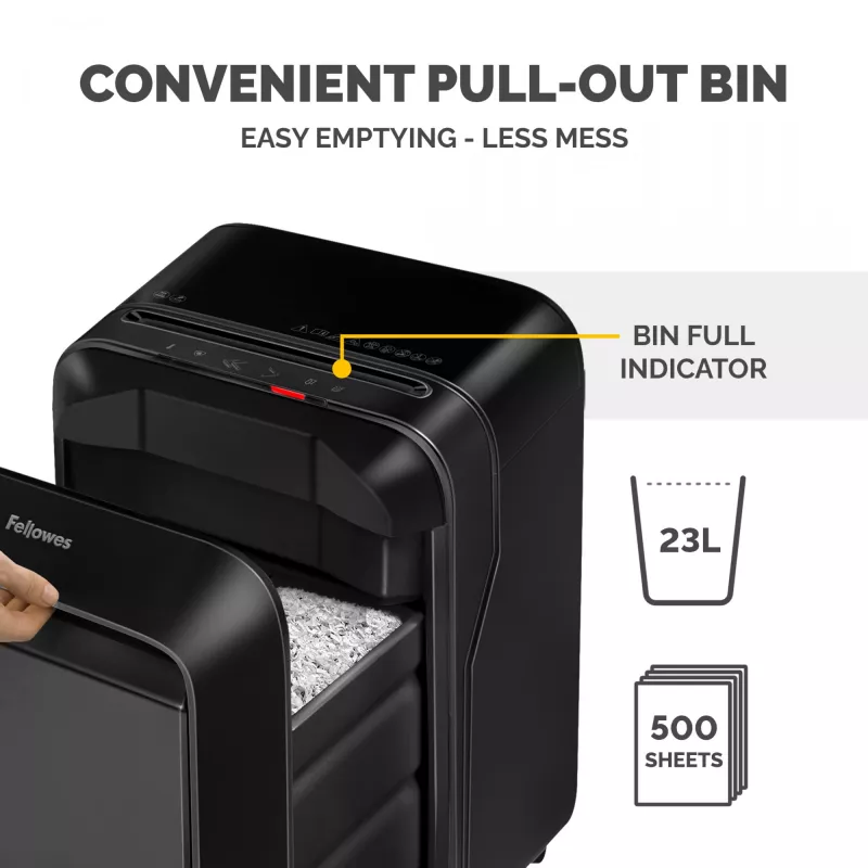 Popieriaus smulkintuvas Fellowes LX Series Powershred LX210 juodas