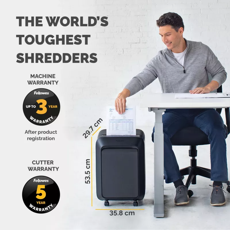 Popieriaus smulkintuvas Fellowes LX Series Powershred LX210 juodas