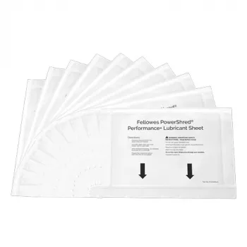 Fellowes 4025601 popieriaus smulkintuvo priežiūros priedas Tepimo lakštai 10 vnt.