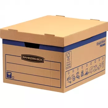 Fellowes 6204001 dėžutė daiktams susidėti, stačiakampė, natūralaus kartono, 47 L
