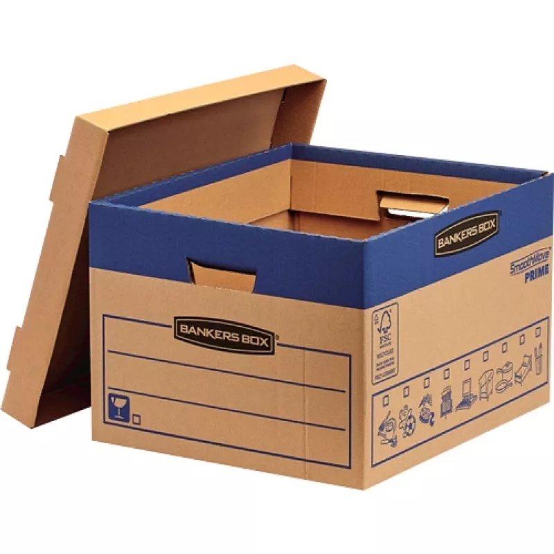 Fellowes 6204001 dėžutė daiktams susidėti, stačiakampė, natūralaus kartono, 47 L