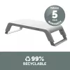 Fellowes Hana LT monitorio stovas su 3 aukščio reguliavimais – ergonomiškas reguliuojamas stovas kompiuteriui – maks. svoris 22,6 kg – baltas