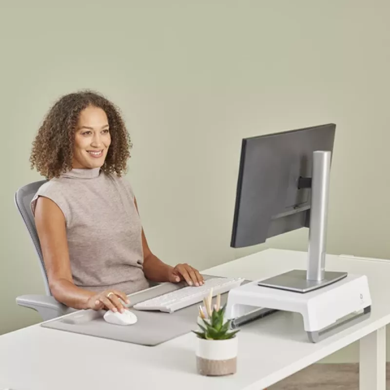 Fellowes Breyta riešo atrama su antibakterine apsauga, ergonominė, smėlio spalvos