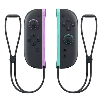 Nintendo Joy-Con 2 pora šviesiai violetinė/šviesiai žalia, valdiklis, Nintendo Switch 2, namų mygtukas, analoginis/digitalinis, belaidis, Bluetooth