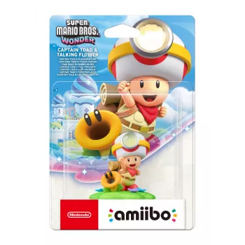 Nintendo Amiibo kapitonas Toad ir kalbanti gėlė interaktyvi žaidimo figūrėlė