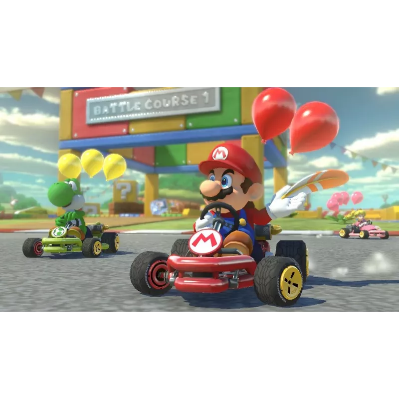 Nintendo Mario Kart 8 Deluxe standartinis leidimas (lietuvių, anglų, prancūzų, italų, japonų, olandų, portugalų, rusų) Nintendo Switch