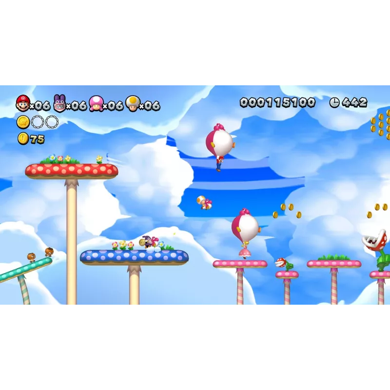 Nintendo New Super Mario Bros. U Deluxe, Switch vokiečių, anglų kalba