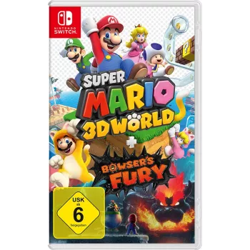 Nintendo Super Mario 3D World + Bowser's Fury standartinis+DLC vokiška versija Nintendo Switch