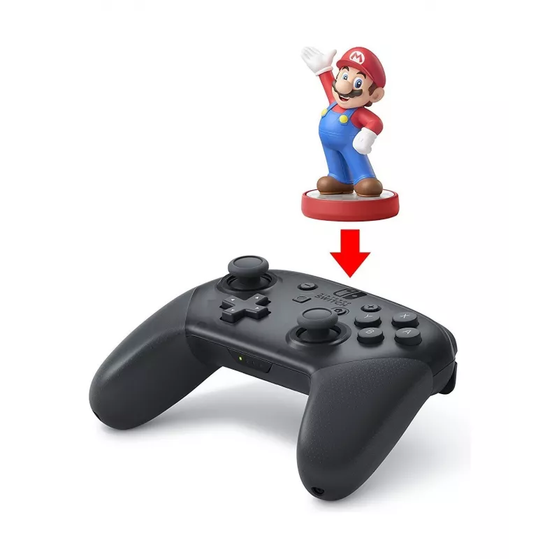 Nintendo Switch Pro Controller juodas belaidis valdiklis Bluetooth Nintendo Switch, PC