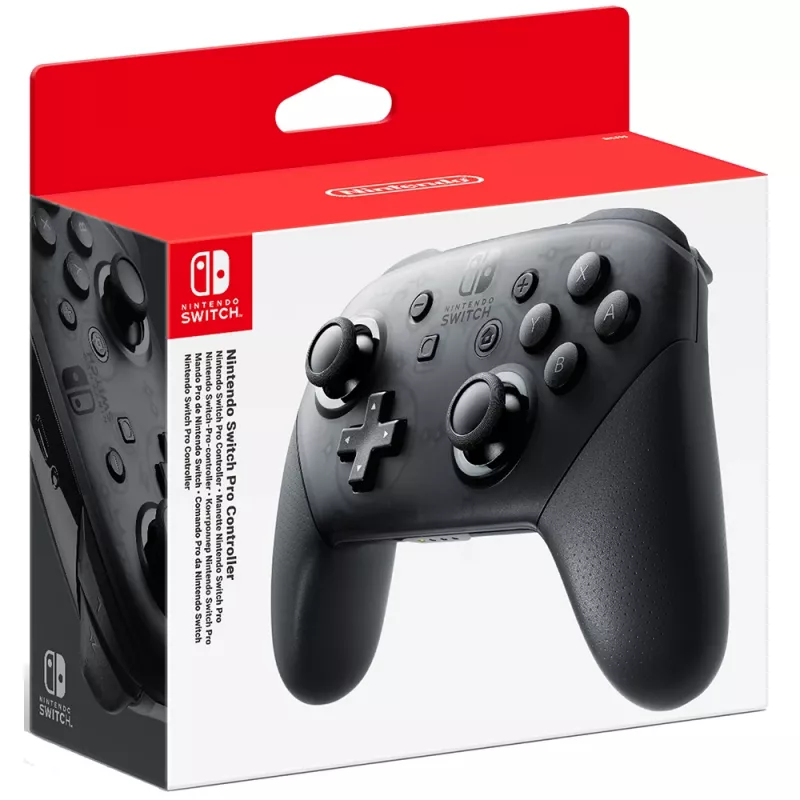 Nintendo Switch Pro Controller juodas belaidis valdiklis Bluetooth Nintendo Switch, PC