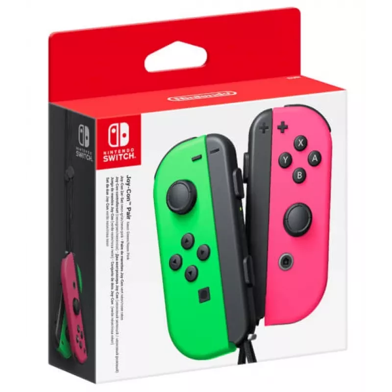 Nintendo Joy-Con žaidimų pultelis juoda, žalia, rožinė, Bluetooth, Nintendo Switch