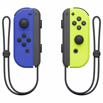 “Nintendo Joy-Con” juodas, mėlynas, geltonas Bluetooth žaidimų pultas analoginis / skaitmeninis “Nintendo Switch”