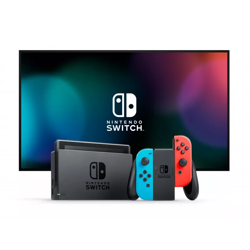 Nintendo Switch nešiojama žaidimų konsolė 15,8 cm (6,2 colio) 32 GB jutiklinis ekranas Wi-Fi mėlyna, pilka, raudona