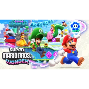 Nintendo Super Mario Bros. Wonder standartinis leidimas (vokiečių, olandų, anglų, ispanų, prancūzų, italų, japonų, korėjiečių, portugalų, rusų kalbos) Nintendo Switch