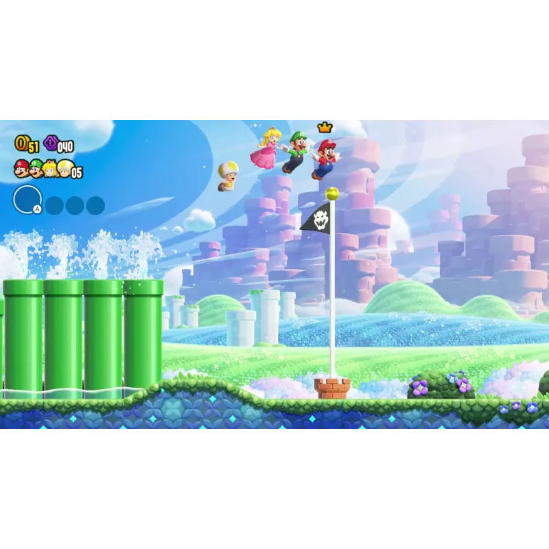 Nintendo Super Mario Bros. Wonder standartinis leidimas (vokiečių, olandų, anglų, ispanų, prancūzų, italų, japonų, korėjiečių, portugalų, rusų kalbos) Nintendo Switch