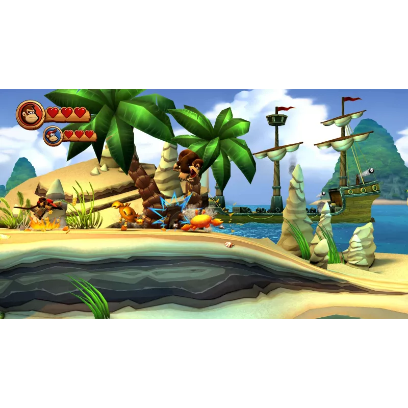Nintendo Donkey Kong Country Returns HD, Nintendo Switch, kelių žaidėjų režimas, RP (Rating Pending)