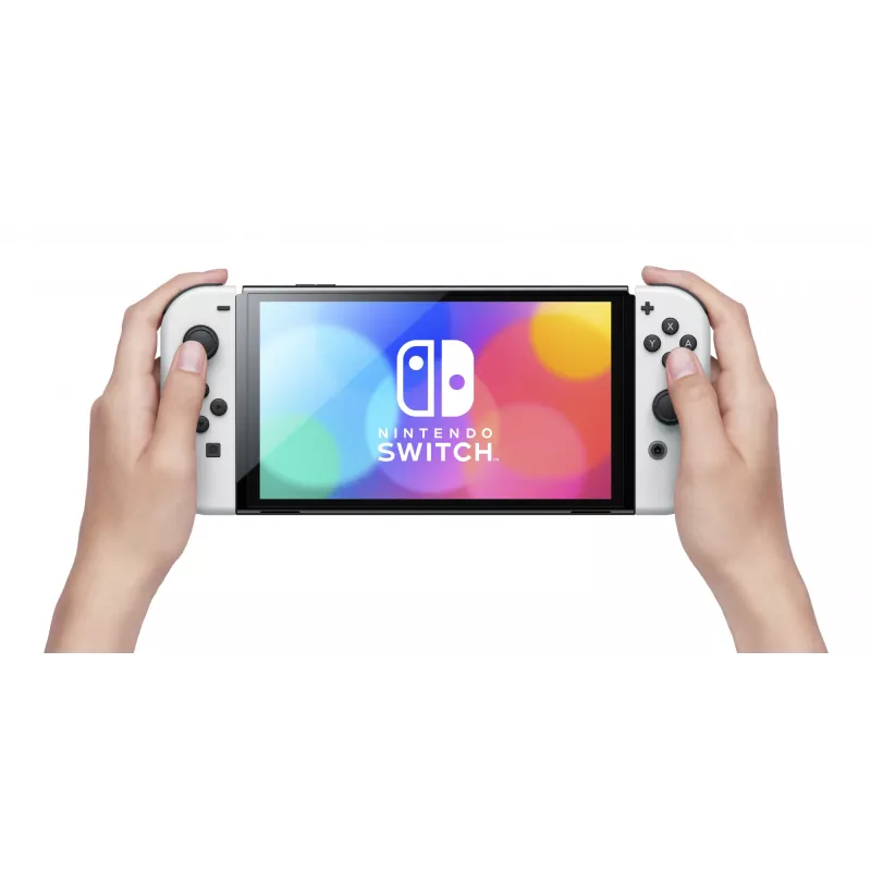 Nintendo Switch OLED nešiojama žaidimų konsolė 17,8 cm (7 colių) 64 GB jutiklinis ekranas Wi-Fi juoda, balta